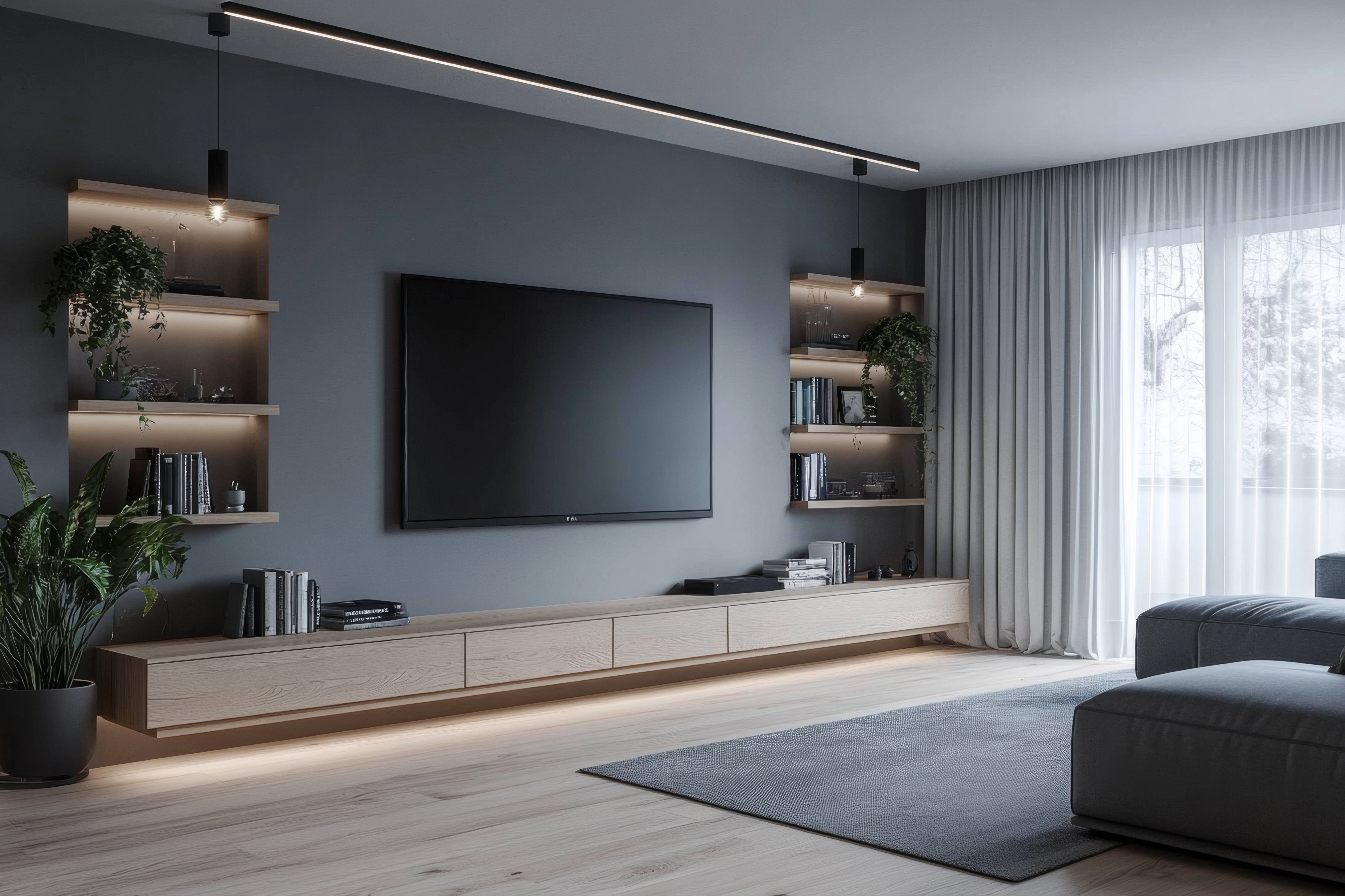 TV aerial installation