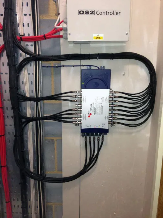 SMATV Installation at Tonyrefail Community School, Cardiff