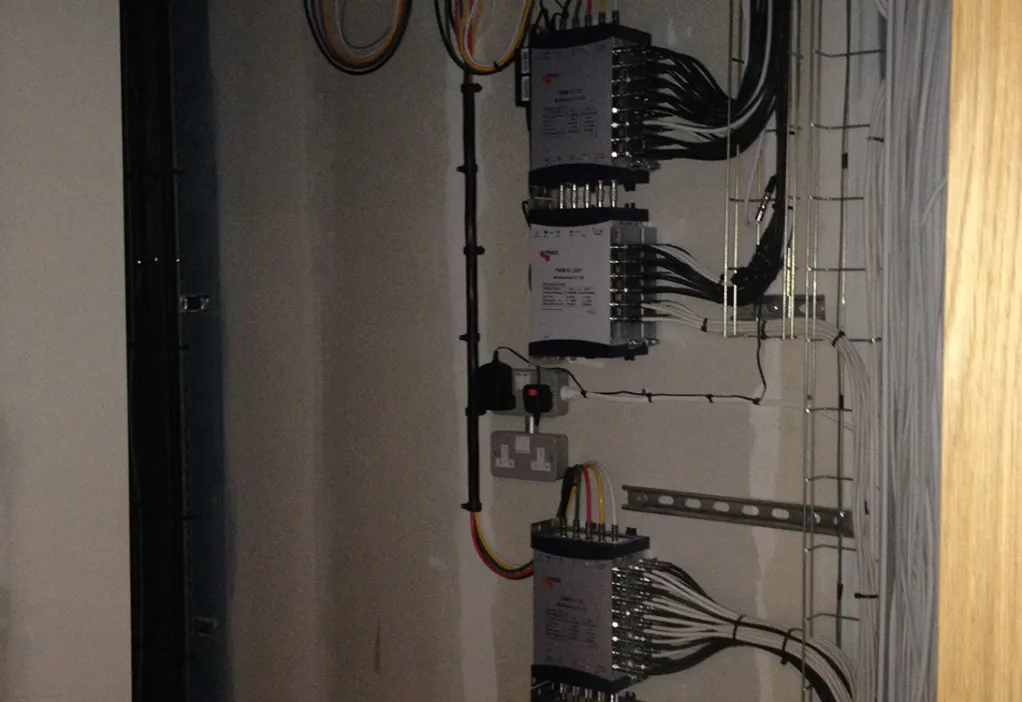 SMATV System Installation fibre multiswitch