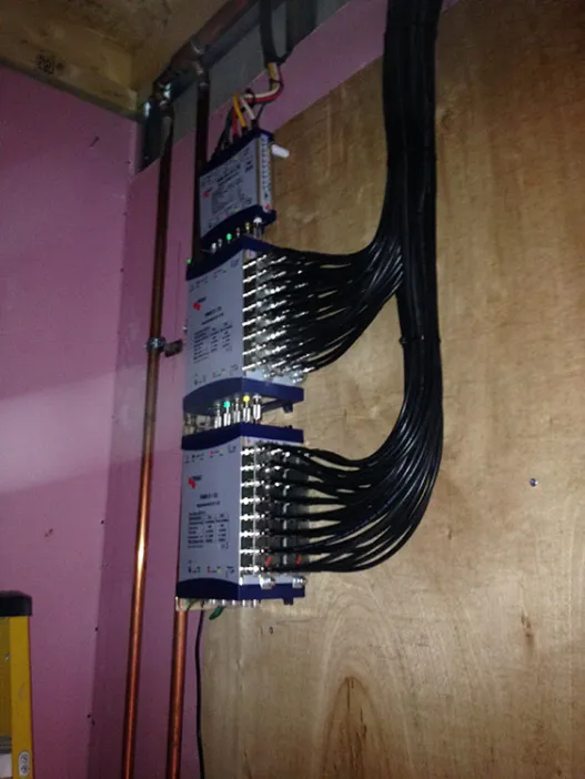 SMATV Installation at Walden Road Social Housing, North London