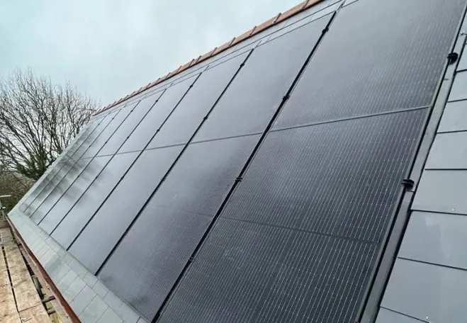 Domestic solar panel Installation
