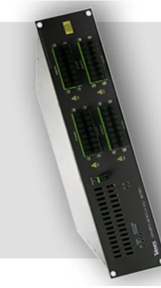 32-output YEDFA optical amplifier with WDM