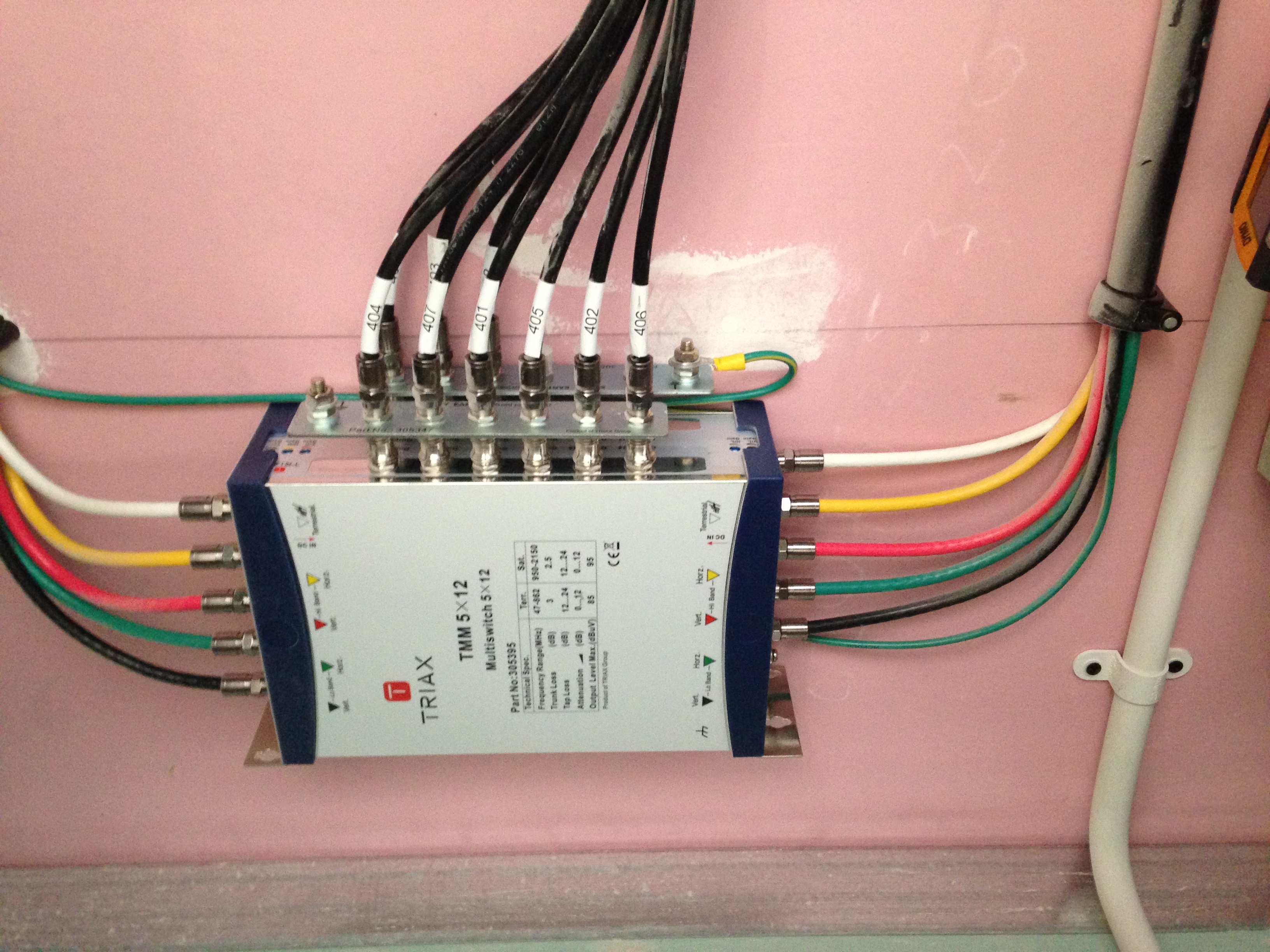 Triax 5 Wire SMATV Multi Switch 