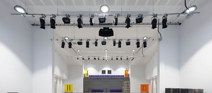 Ysgol Bae Baglan Performance Stage Lighting and Sound System